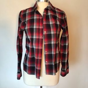 powder river outfitters womens flannel shirt
